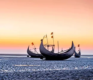 Boat in river