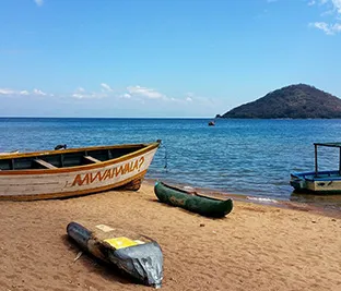 boat and beach